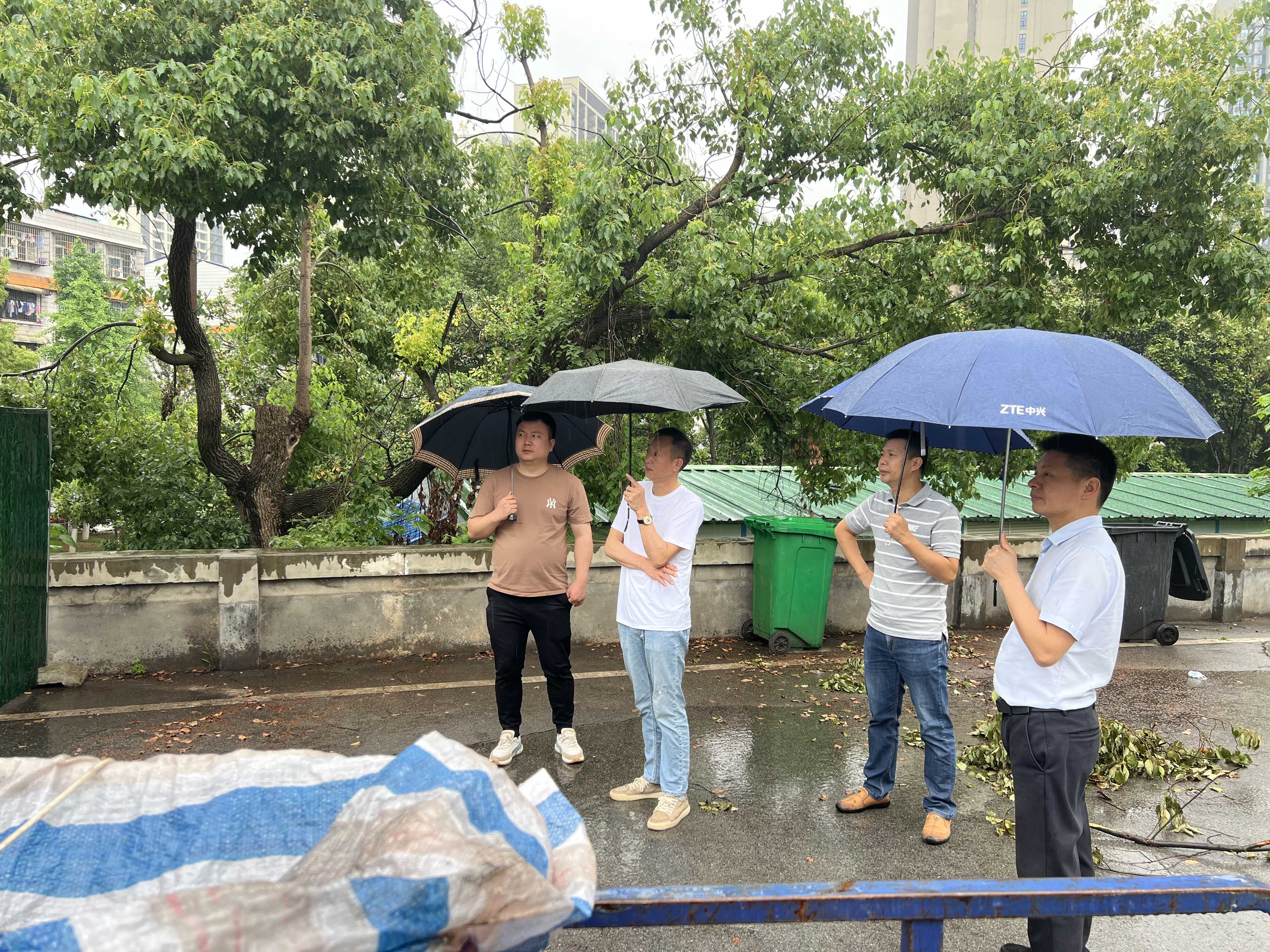 区住建局开展雨季汛期及“五一”节前房屋安全检查